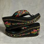 Montana West Embellished Black Sandals Size 7 Photo 6