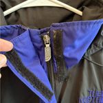 The North Face Blue and Black Hooded Windbreaker Jacket Women's Size Medium Photo 5