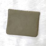 Bohemian Raffia Embroidered Envelope Clutch Silver Chain Crossbody Bag Tan Photo 3