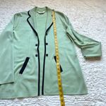 Misook Exclusively  2 PC Set Open Front Cardigan & Tank S M Knit Acrylic Slinky Photo 9