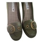 American Eagle green wedge heeled Mary janes woman’s size 7 Photo 8