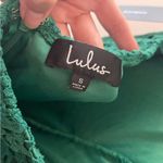 Lulu's Green Backless Sheath Dress with Cap Sleeves Photo 4