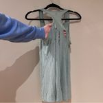 Gaiam  Teal Racerback Tank Top Photo 3