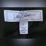 Libby Edelman  | Black Red Floral Off Shoulder Ruffle Sleeve Top | Large Photo 2