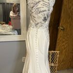 Hebeos Elegant White Lace Bridal Gown Photo 1