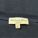 Michael Stars Women’s Size L Navy Blue Handkerchief Hem Lightweight Sweater Photo 4