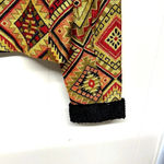 Vintage Silverado Tapestry Jacket Native American Print Made in USA Gold Size M Photo 2