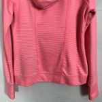Tangerine  Women's Athleisure Striped Orange Hoodie Size Medium Photo 7