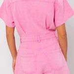 Le lis  Pink Denim Romper Photo 1