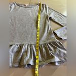 J.Crew  basic long sleeve peplum tee gray Size S big cotton lightweight Photo 13