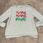 Holiday Time  Gray Christmas Sweater SIZE L Photo 0