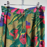 Karen Kane sz 12 tropical floral sz 12 VTG hawaiian vacation wrap skirt Photo 6