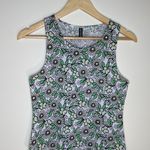 H&M - Divided | Green & White Floral Tank | Small Photo 0