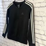 Adidas  Women’s Long Sleeve Black Crew Neck Sweatshirt‎ Size XS Photo 1