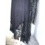 100% Silk Black Valentino Night Lace Dress Women’s 6 Photo 10