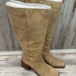 Vince Camuto New  Sangeti Tall Boot TORTILLA SUEDE Tan Size 11 Block Heel Western Photo 0