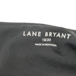 Lane Bryant Fitted Short-Sleeve Scoop Neck Bodysuit Black Womens Size 18/20 Photo 3