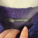 ZARA Woman Navy Blue Lace Camisole Tank Top V-Neck Whimsigoth Fairy Photo 6