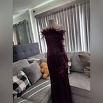 🌸AMTIOUS Nora feather Dress ✨ Purple Size M Photo 10