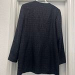 Pendleton Classic Wool Tweed Blazer Jacket Size 12 Black Gray Vintage Elegant Photo 2