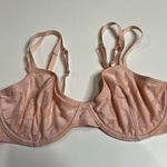Aerie super chill Demi bra size 34DD pale pink lace details Photo 0