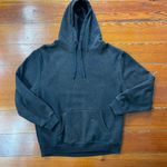 Social Culture Women's Black Acid Wash Hoodie Cotton Blend Photo 5