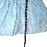 Selfie Leslie NWOT Asiah Halter Light Blue Tiered Maxi Dress MEDIUM in Ice Blue Photo 8