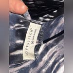 Lovestitch Tie Dyed Print Silk Slip Elegant Black and White Women's Dress Photo 10