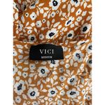 VICI KISSED BY THE SUN HIGH LOW POCKETED TIE MAXI SZ MEDIUM DRESS Orange Photo 3