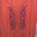 Mudd Peachy Embroidered Peasant 3/4 Sleeve Blouse Photo 2