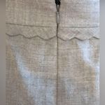 J.Crew Gray Wool Scallop Waist Skirt Zipper In The Back Sz 12 Photo 4