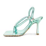 Bottega Veneta Stretch Slingback Sandals in Blue Lagoon Photo 4