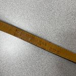 MZ Accessories Ny Snake Leather Belt Womens Small Blue Goldtone Buckle Wrap 1/2" Photo 7