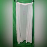 Pretty Little Thing NWT White Bikini 3 Piece Set with Sheer Cover-Up size 6-FLAW Photo 11