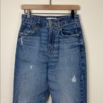 ZARA Mom Jeans Women’s Size 6 Blue Denim Distressed Relaxed High Rise Photo 1