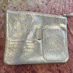 Anthropologie Rose Gold Metallic Clutch Wristlet Photo 5