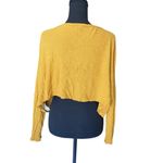 Ambiance Gold Ribbed Long Sleeve Button Down Shirt Yellow Size M Photo 1