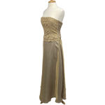 Scott McClintock Gown Millenium 2000 Y2k Lace Overlay Strapless Maxi 8 Photo 2