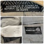 Vintage One Of A Kind Christmas Womens XXL Wool Coat Hand Painted Rudolf Lights Gray Photo 8