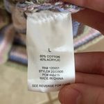 Pink Rose Multicolor Chevron Knit Halter Open Back Dress Photo 4