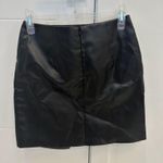 Lalavon. Leather Mini Skirt Photo 1