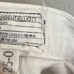Current/Elliott Current Elliott White Cut Off Shorts 25 Distressed Photo 4