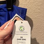 Time And Tru New Women’s Plus Royal Blue Mid Rise Bikini Bottoms 3X Photo 6