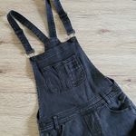 Almost Famous black denim overalls size 5 Photo 3