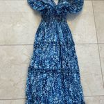 Love The Label Like New Layered Tiered Maxi Dress Sz XS Blue Photo 0