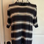 City silk knitwear short sleeve sweater Blue Size XL Photo 0