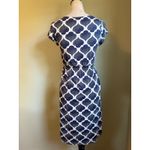 Boden 4 Long Dress Blue White Short classic boho cottage core whimsi cotton Photo 3