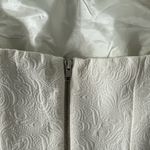 Forever 21 Creamy White Damask Strapless Romper Size Large Photo 3