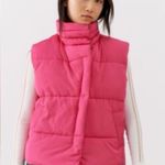 BDG Urban Outfitters  Corrine Pink Puffer Vest Small Photo 1