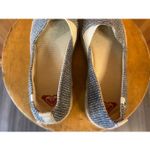 Roxy  "Flora" Slip On Shoes Women's Size 9.5 Charcoal Gray with White Stitching Photo 4